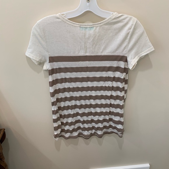 Striped Cotton Tee - Picture 2 of 4